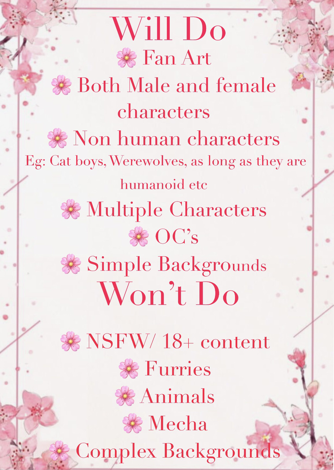 do's and don'ts